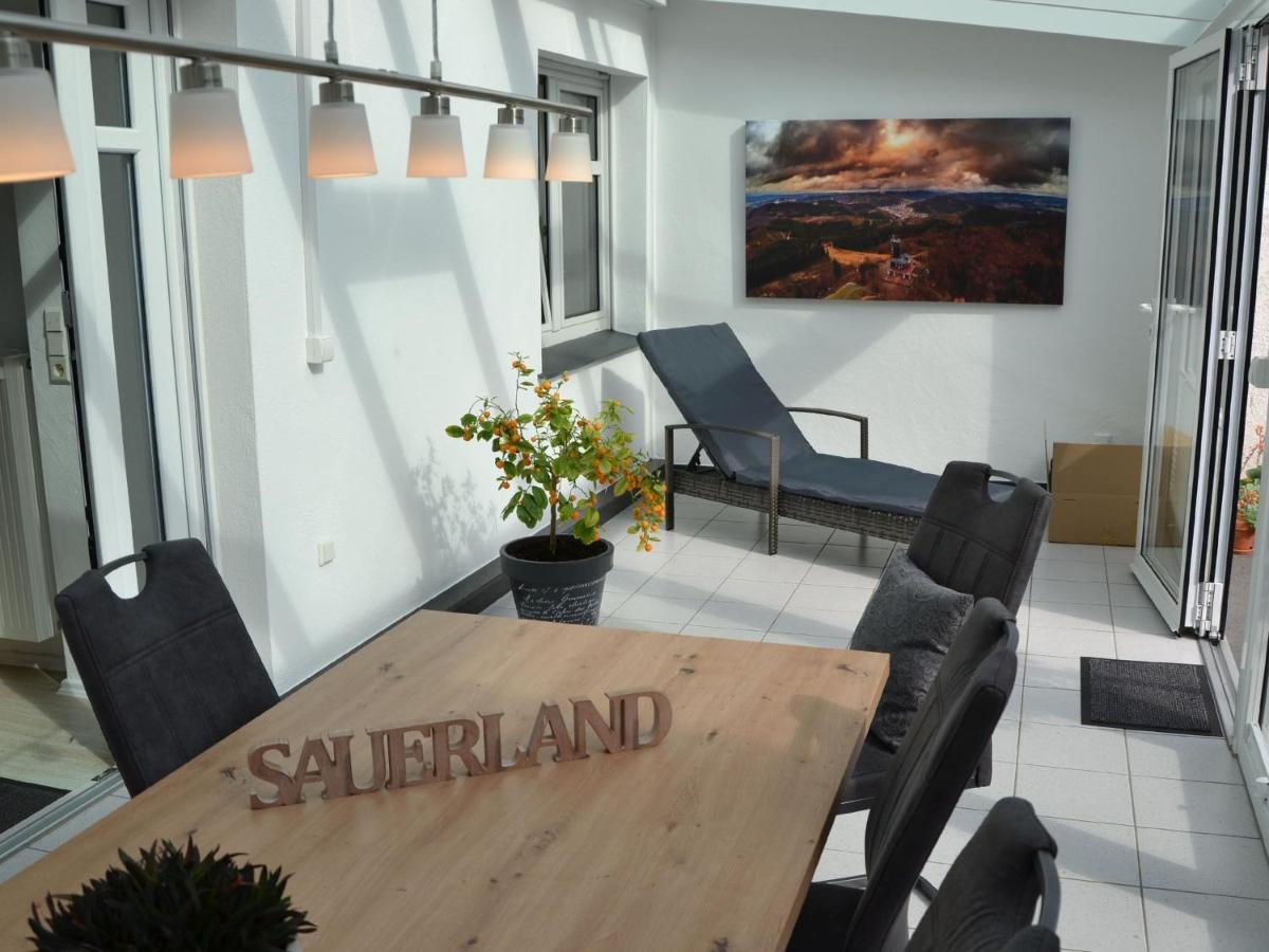 Ferienwohnung Veischedetal Im Sauerland Lennestadt Buitenkant foto